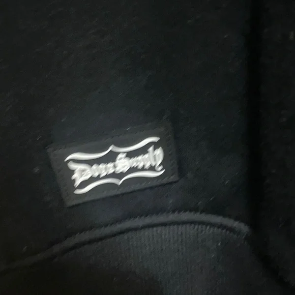 Dog Supply Men's Black and White Patterned Hoodie size 3x - Picture 5 of 14